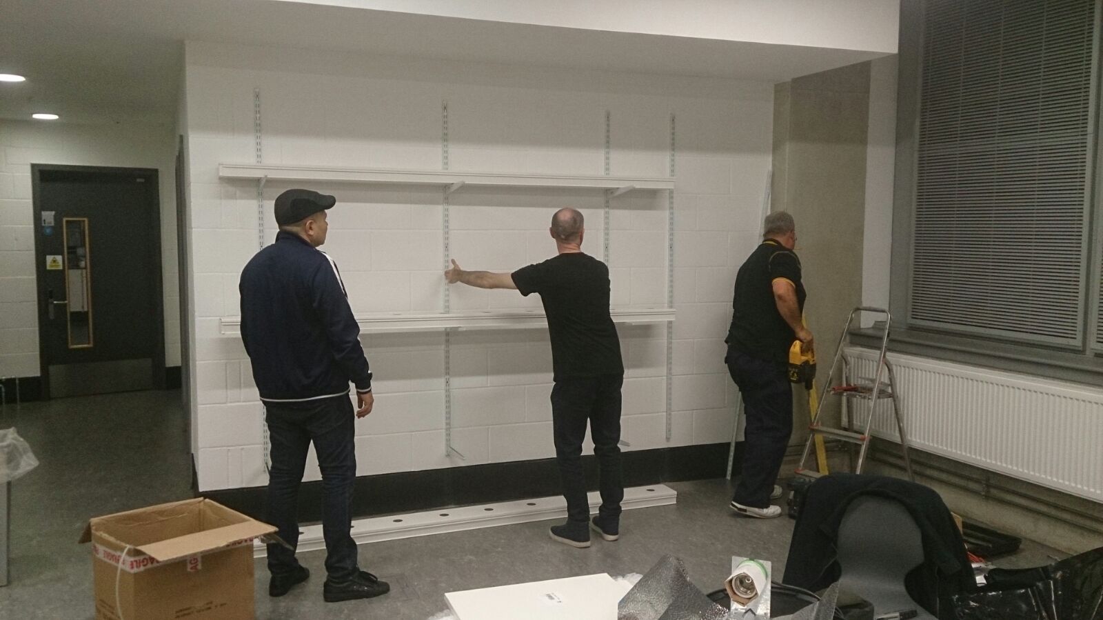 Installation of a hydroponic gully system to teach students at a London Academy